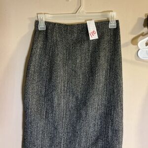 Express Grey Black Pencil Skirt
